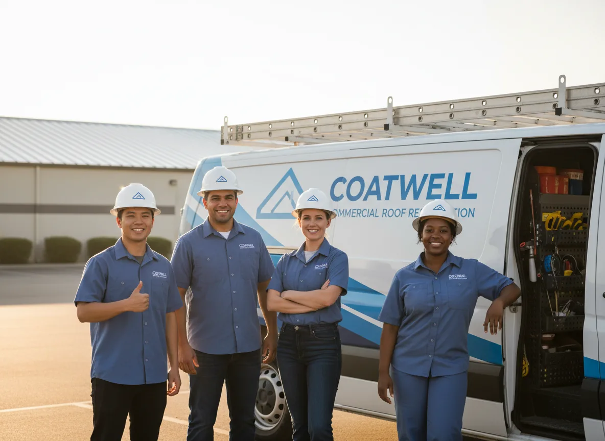 Commercial roof coating company in Aurora, ME